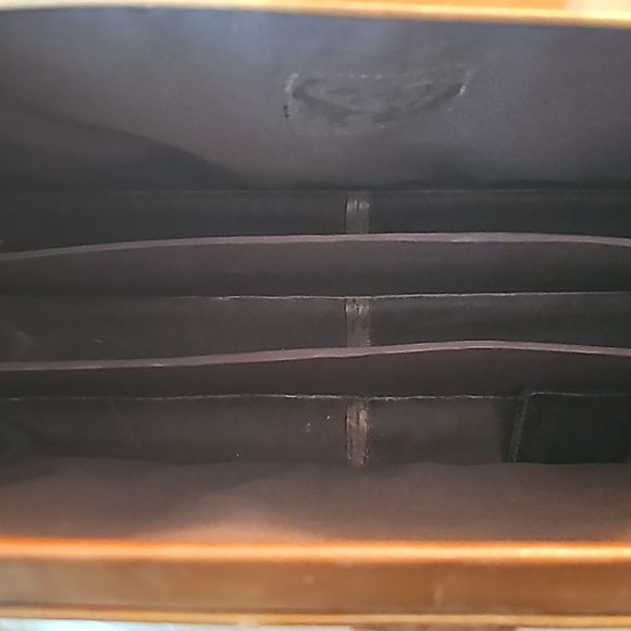 Tooled Leather Briefcase - Picture 5 of 7